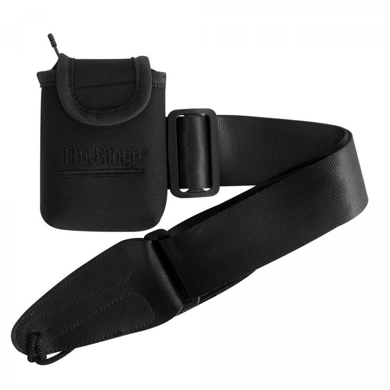 OnStage On-Stage MA1335 Wireless Transmitter Pouch with Guitar Strap - Image 1